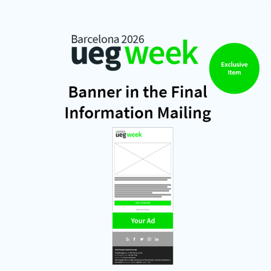 Banner in the Final Information Mailing