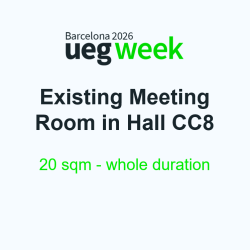 Existing Meeting Room in Hall CC8 - 20 sqm - whole duration
