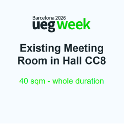 Existing  Meeting Room in Hall CC8 - 40 sqm - whole duration
