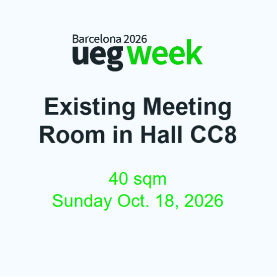 Existing Meeting Room in Hall CC8 - 40 sqm - Sunday, October 18