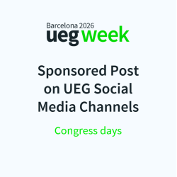Sponsored Post on UEG Social Media Channels - Congress Days