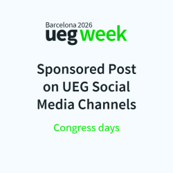 Sponsored Post on UEG Social Media Channels - Congress Days